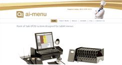 Desktop Screenshot of ai-menu.com